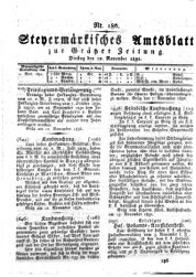 Steyermärkisches Amtsblatt zur Grätzer Zeitung 18321120 Seite: 1