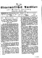 Steyermärkisches Amtsblatt zur Grätzer Zeitung 18321204 Seite: 1