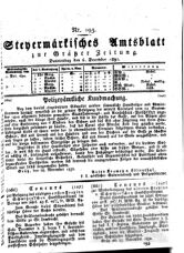 Steyermärkisches Amtsblatt zur Grätzer Zeitung 18321206 Seite: 1