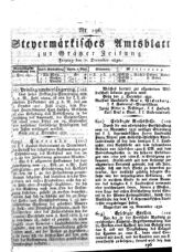 Steyermärkisches Amtsblatt zur Grätzer Zeitung 18321207 Seite: 1