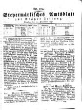 Steyermärkisches Amtsblatt zur Grätzer Zeitung 18321222 Seite: 1