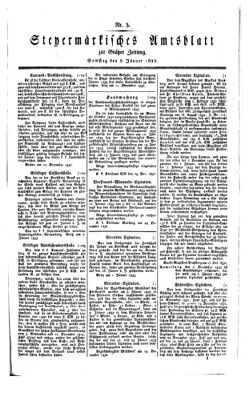 Steyermärkisches Amtsblatt zur Grätzer Zeitung 18330105 Seite: 1