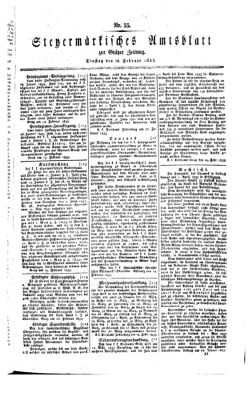 Steyermärkisches Amtsblatt zur Grätzer Zeitung 18330226 Seite: 1