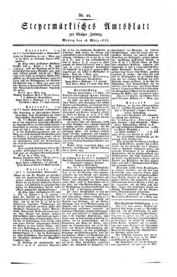 Steyermärkisches Amtsblatt zur Grätzer Zeitung 18330318 Seite: 1