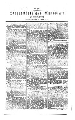 Steyermärkisches Amtsblatt zur Grätzer Zeitung 18330613 Seite: 1