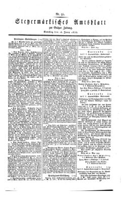 Steyermärkisches Amtsblatt zur Grätzer Zeitung 18330615 Seite: 1