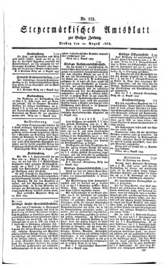 Steyermärkisches Amtsblatt zur Grätzer Zeitung 18330820 Seite: 1