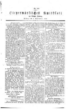 Steyermärkisches Amtsblatt zur Grätzer Zeitung 18330903 Seite: 1