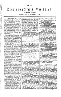 Steyermärkisches Amtsblatt zur Grätzer Zeitung 18330907 Seite: 1