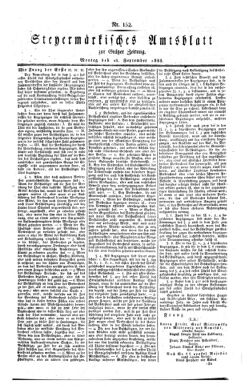 Steyermärkisches Amtsblatt zur Grätzer Zeitung 18330923 Seite: 1