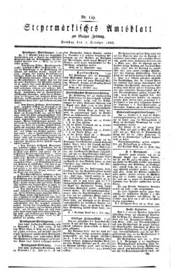 Steyermärkisches Amtsblatt zur Grätzer Zeitung 18331005 Seite: 1