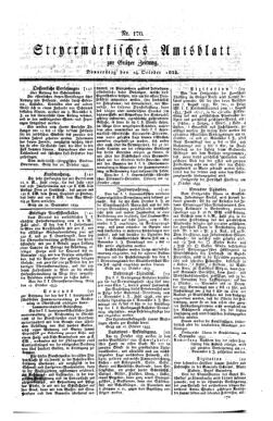 Steyermärkisches Amtsblatt zur Grätzer Zeitung 18331024 Seite: 1