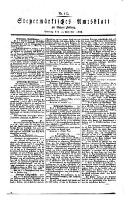 Steyermärkisches Amtsblatt zur Grätzer Zeitung 18331028 Seite: 1