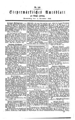 Steyermärkisches Amtsblatt zur Grätzer Zeitung 18331212 Seite: 1