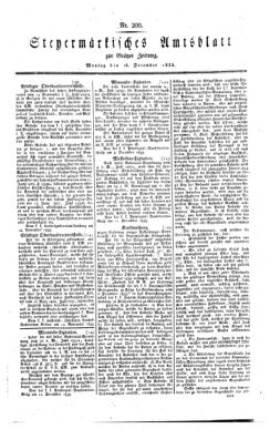 Steyermärkisches Amtsblatt zur Grätzer Zeitung 18331216 Seite: 1