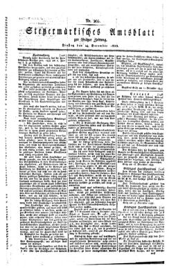 Steyermärkisches Amtsblatt zur Grätzer Zeitung 18331224 Seite: 1