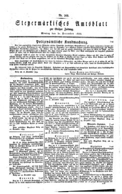 Steyermärkisches Amtsblatt zur Grätzer Zeitung 18331230 Seite: 1