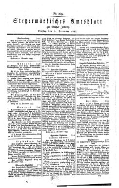 Steyermärkisches Amtsblatt zur Grätzer Zeitung 18331231 Seite: 1