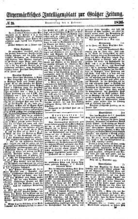 Steyermärkisches Amtsblatt zur Grätzer Zeitung 18360204 Seite: 3