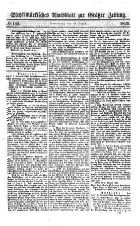 Steyermärkisches Amtsblatt zur Grätzer Zeitung 18360825 Seite: 1