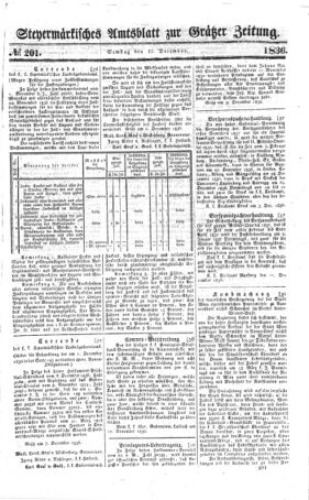 Steyermärkisches Amtsblatt zur Grätzer Zeitung 18361217 Seite: 1