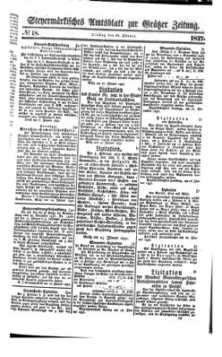 Steyermärkisches Amtsblatt zur Grätzer Zeitung 18370131 Seite: 1