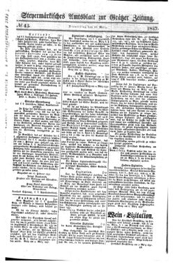 Steyermärkisches Amtsblatt zur Grätzer Zeitung 18370316 Seite: 1