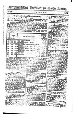 Steyermärkisches Amtsblatt zur Grätzer Zeitung 18370330 Seite: 1