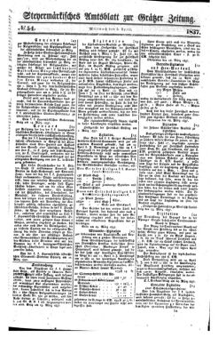 Steyermärkisches Amtsblatt zur Grätzer Zeitung 18370405 Seite: 1