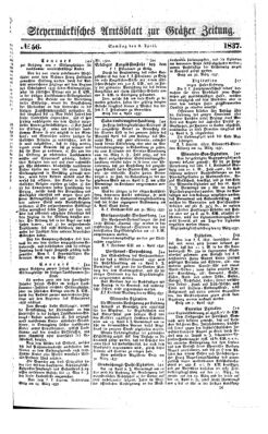 Steyermärkisches Amtsblatt zur Grätzer Zeitung 18370408 Seite: 1