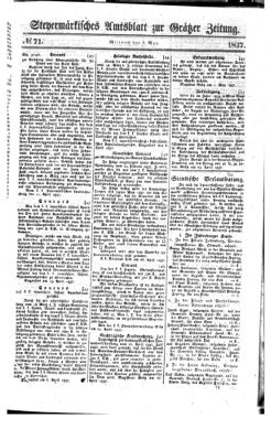 Steyermärkisches Amtsblatt zur Grätzer Zeitung 18370503 Seite: 1