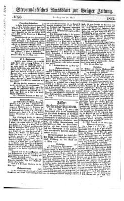 Steyermärkisches Amtsblatt zur Grätzer Zeitung 18370530 Seite: 1