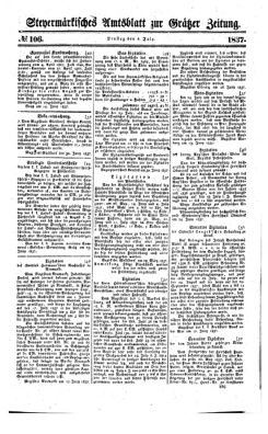 Steyermärkisches Amtsblatt zur Grätzer Zeitung 18370704 Seite: 1