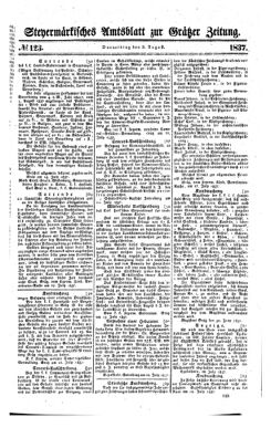 Steyermärkisches Amtsblatt zur Grätzer Zeitung 18370803 Seite: 1