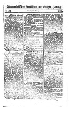 Steyermärkisches Amtsblatt zur Grätzer Zeitung 18370808 Seite: 1