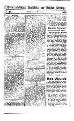 Steyermärkisches Amtsblatt zur Grätzer Zeitung 18370914 Seite: 1