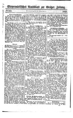 Steyermärkisches Amtsblatt zur Grätzer Zeitung 18370921 Seite: 1