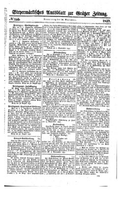 Steyermärkisches Amtsblatt zur Grätzer Zeitung 18370928 Seite: 1