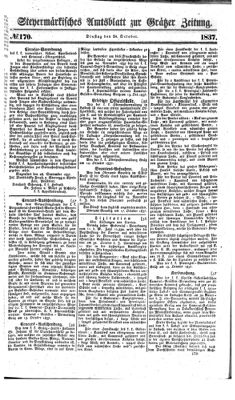 Steyermärkisches Amtsblatt zur Grätzer Zeitung 18371024 Seite: 1