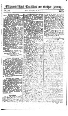 Steyermärkisches Amtsblatt zur Grätzer Zeitung 18371026 Seite: 1