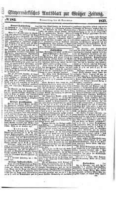 Steyermärkisches Amtsblatt zur Grätzer Zeitung 18371116 Seite: 1