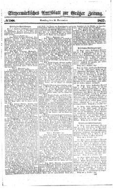 Steyermärkisches Amtsblatt zur Grätzer Zeitung 18371125 Seite: 1