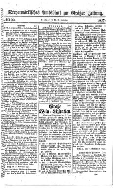 Steyermärkisches Amtsblatt zur Grätzer Zeitung 18371128 Seite: 1