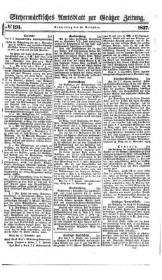 Steyermärkisches Amtsblatt zur Grätzer Zeitung 18371130 Seite: 1