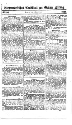 Steyermärkisches Amtsblatt zur Grätzer Zeitung 18371204 Seite: 1