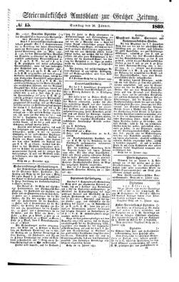 Steyermärkisches Amtsblatt zur Grätzer Zeitung 18390126 Seite: 1