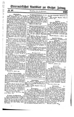 Steyermärkisches Amtsblatt zur Grätzer Zeitung 18390216 Seite: 1