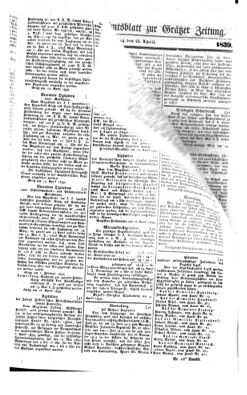 Steyermärkisches Amtsblatt zur Grätzer Zeitung 18390423 Seite: 1