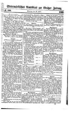 Steyermärkisches Amtsblatt zur Grätzer Zeitung 18390722 Seite: 1