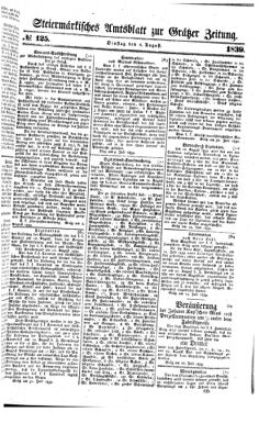 Steyermärkisches Amtsblatt zur Grätzer Zeitung 18390806 Seite: 1